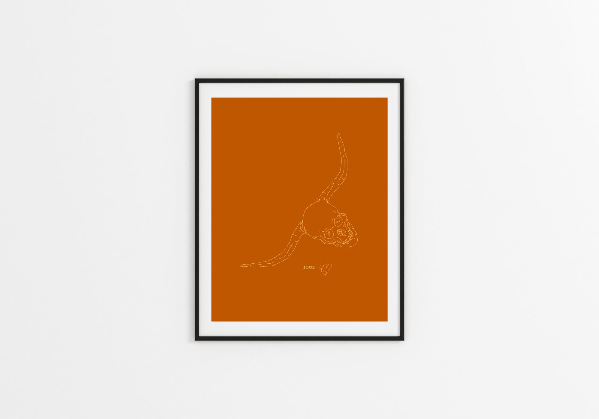 #1002 Hook 'em Fine Art Print