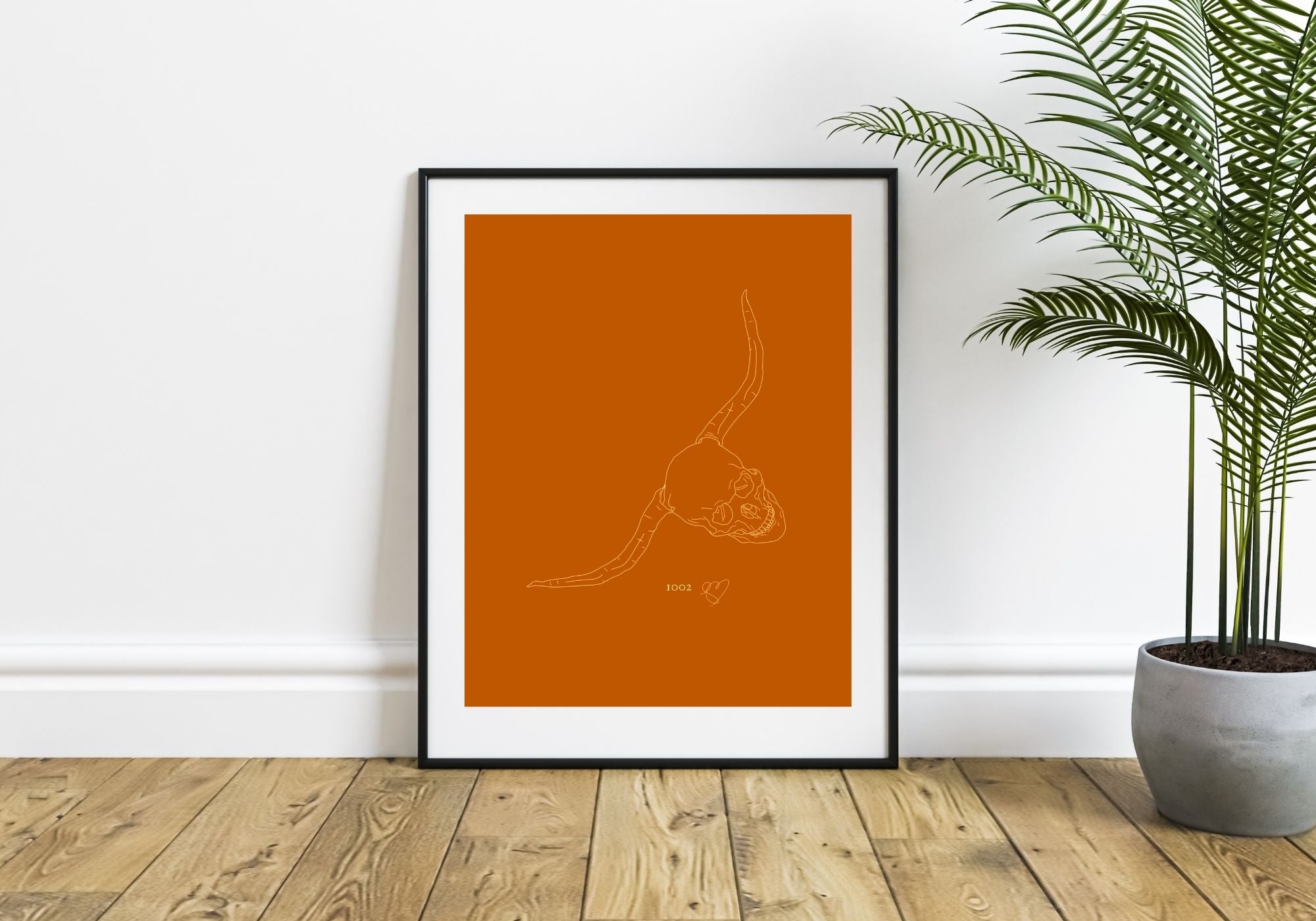 #1002 Hook 'em Fine Art Print